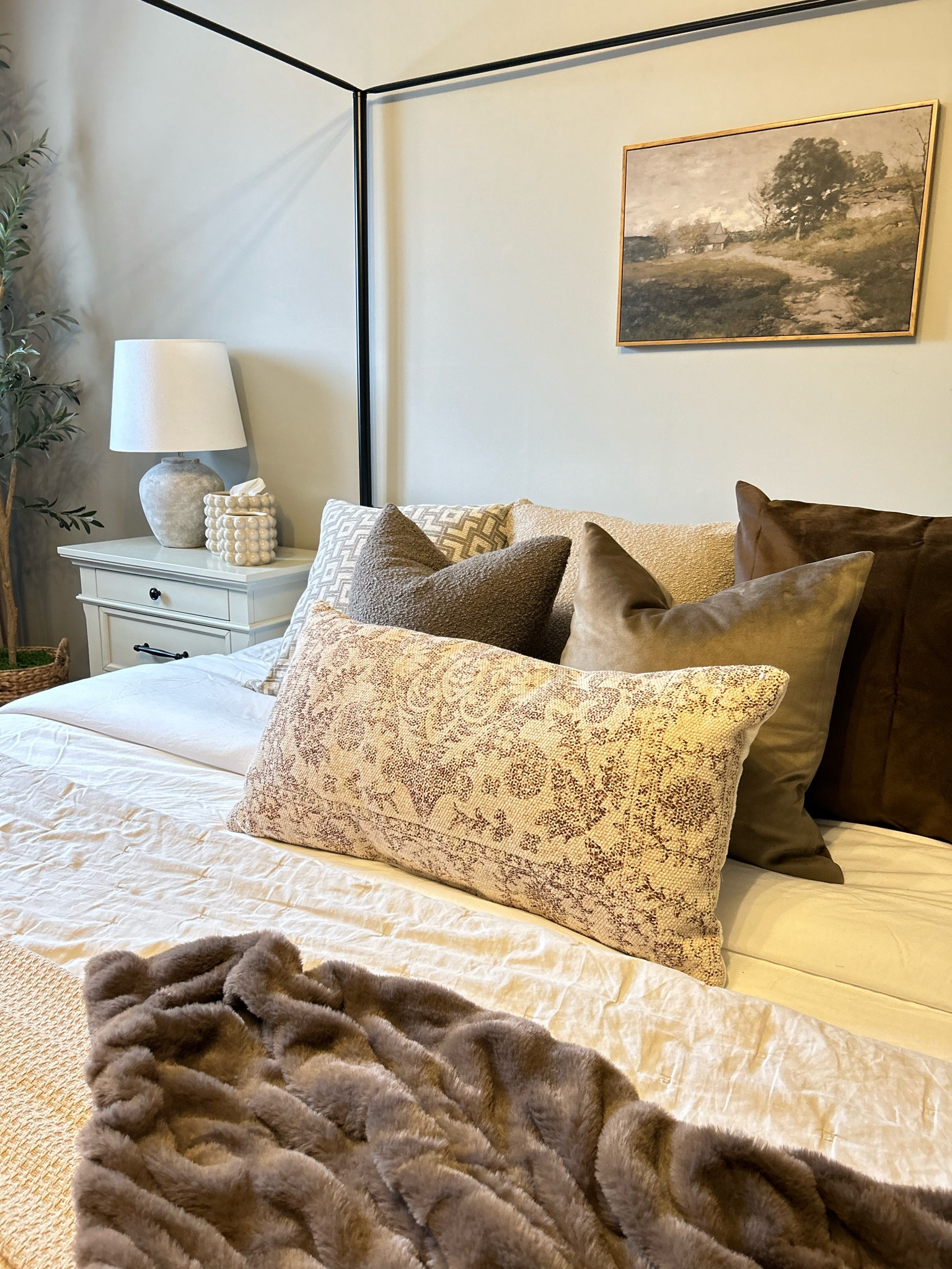 Bedroom Refresh, accent pillow blanket vase. 

#LTKU #LTKhome