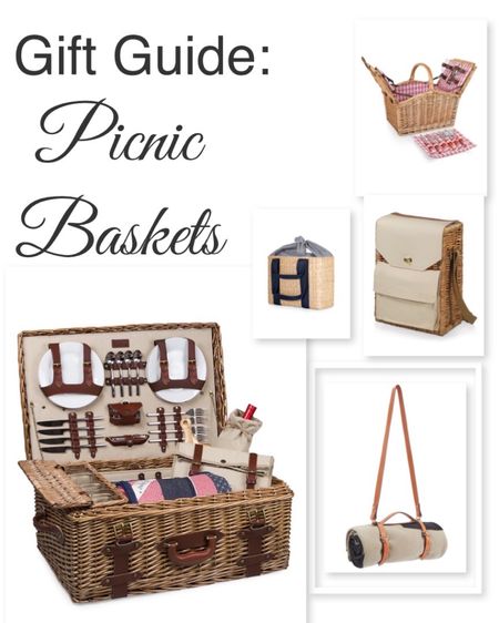 Picnic baskets make a wonderful gift that keeps giving all throughout the year.

#LTKGiftGuide #LTKhome #LTKHoliday