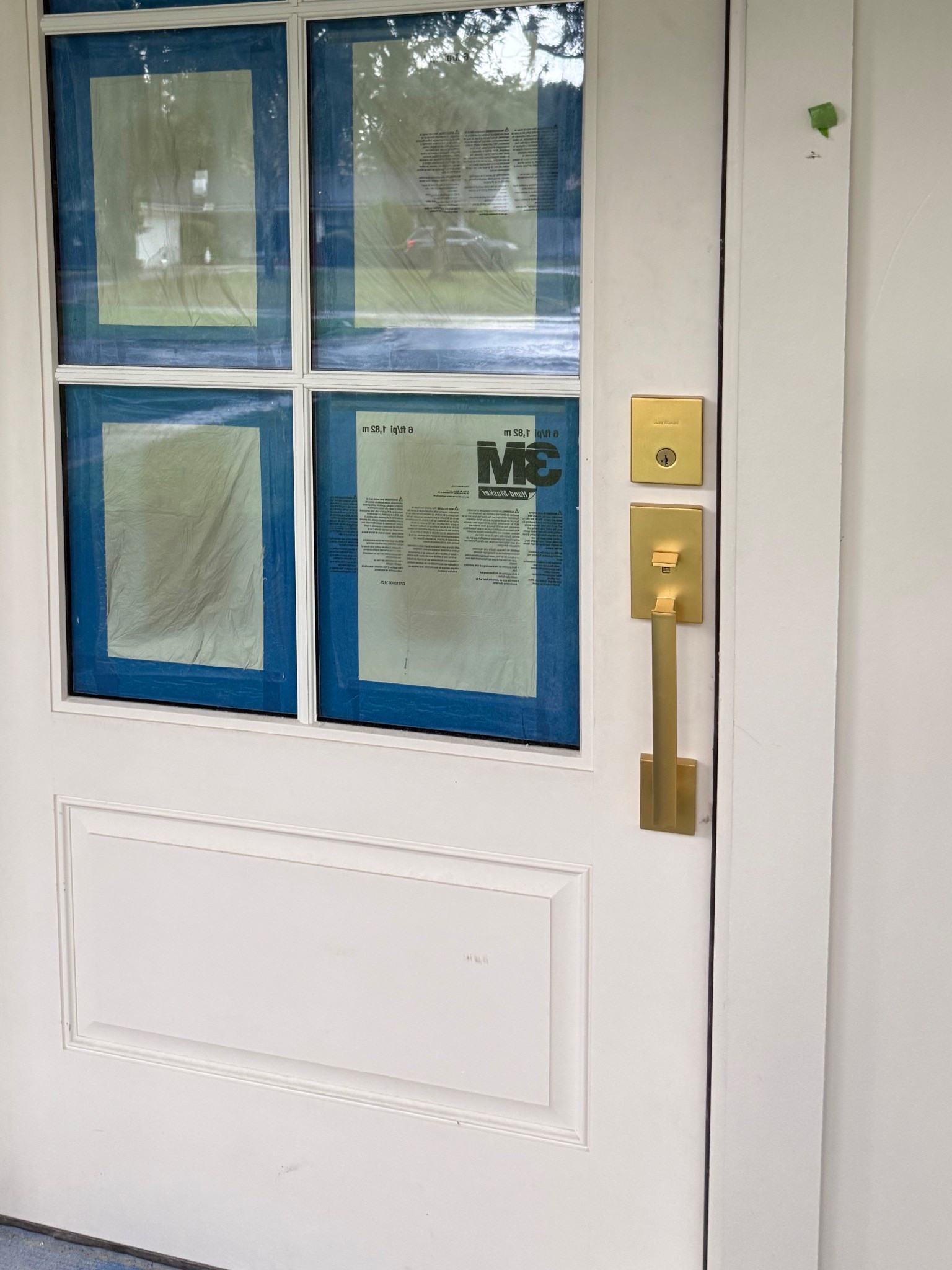 Loving our front door hardware… just waiting for the door to be painted black. 

#LTKStyleTip #LTKHome #LTKOver40