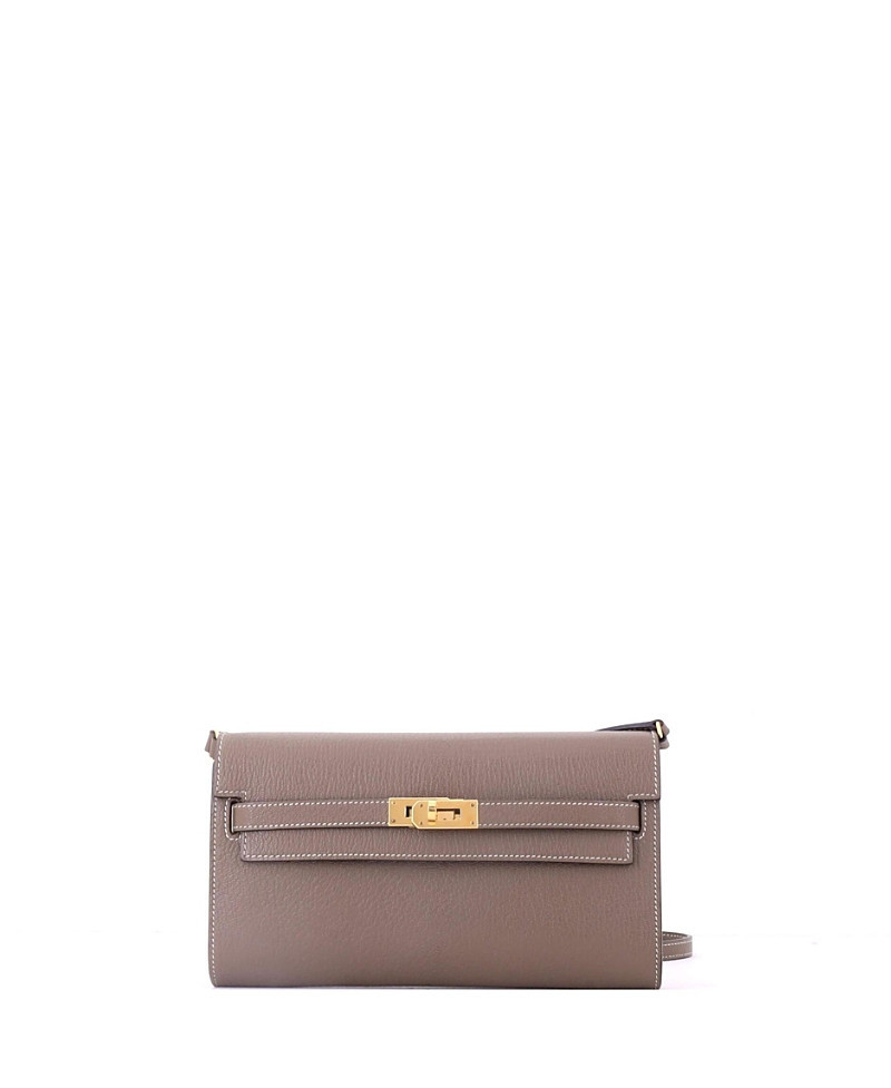 Pre-Owned HERMES Kelly To Go Wallet Chevre Mysore | Bloomingdale's (US)
