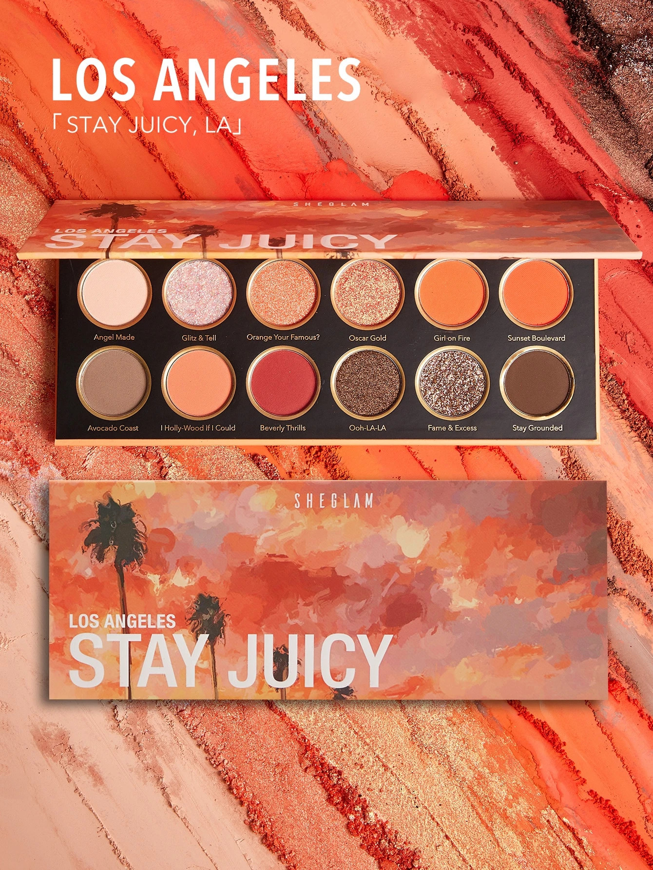 SHEGLAM STAY JUICY, LA Palette | SHEIN