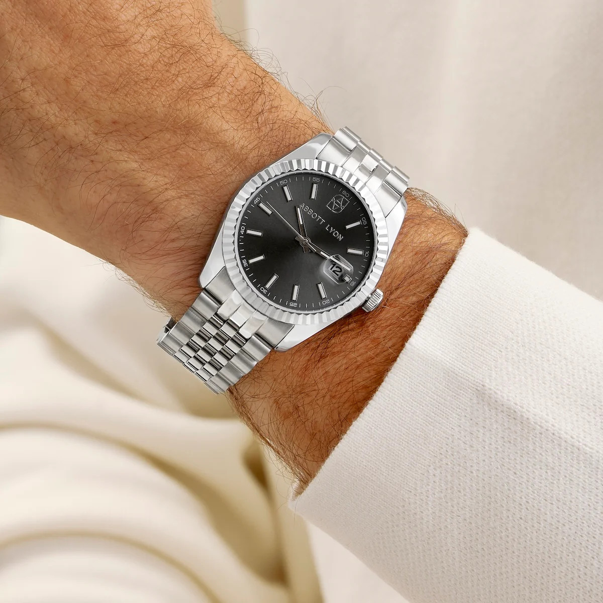 Belgravia 41 Grey Men's Watch (Silver) | Abbott Lyon