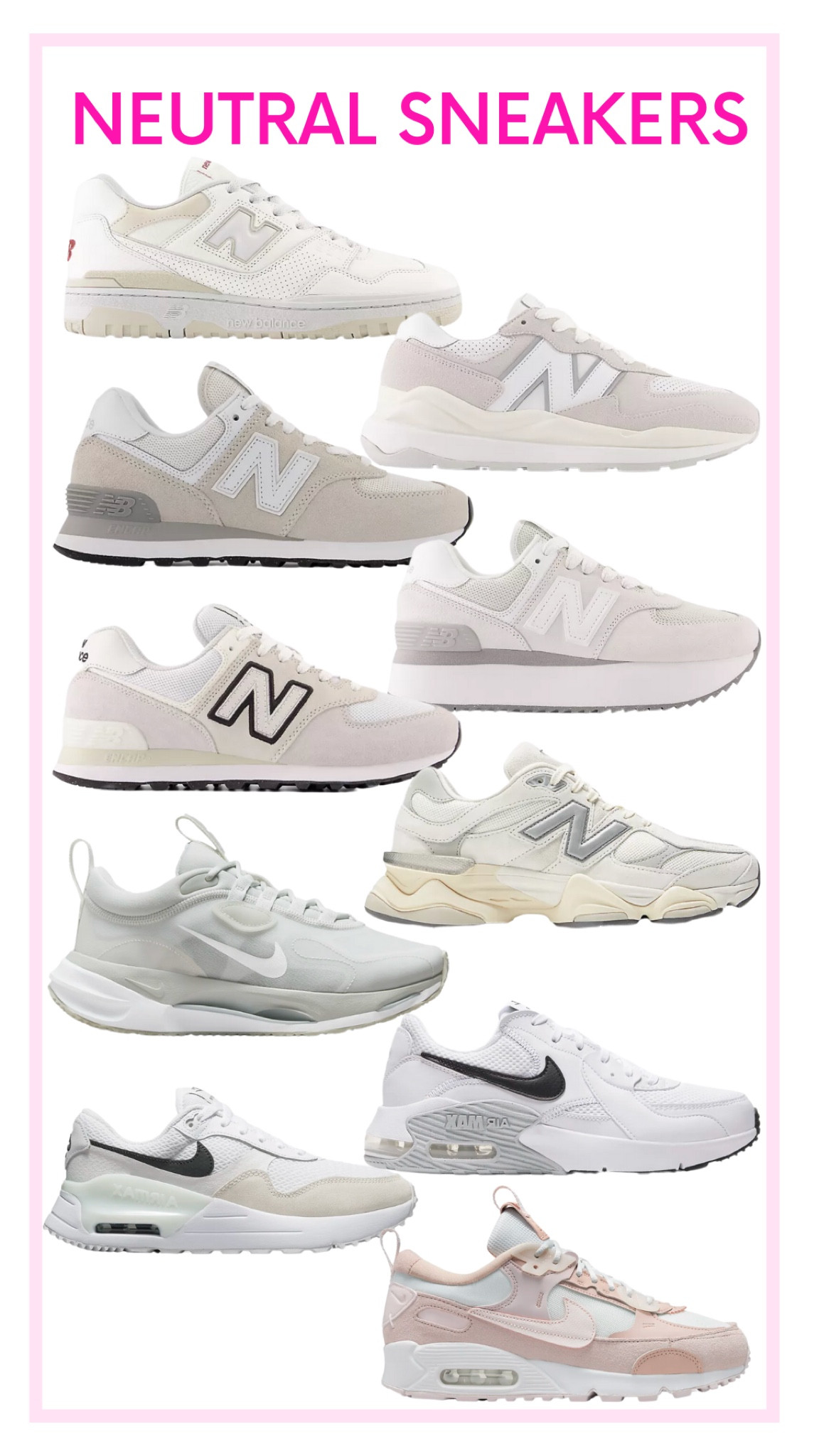 Neutral sneakers #sneakers #tennisshoes #shoes #LTKshoes

#LTKstyletip #LTKFind