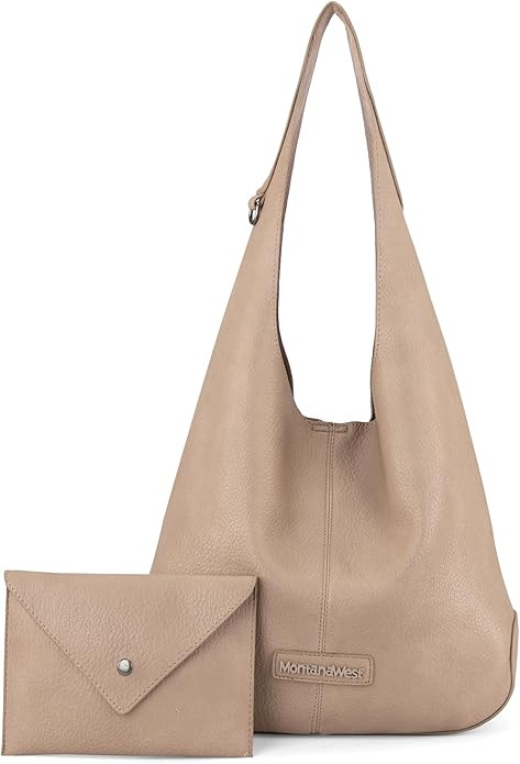 Montana West Hobo Bags for Women Slouchy Shoulder Purses and Handbags | Amazon (US)