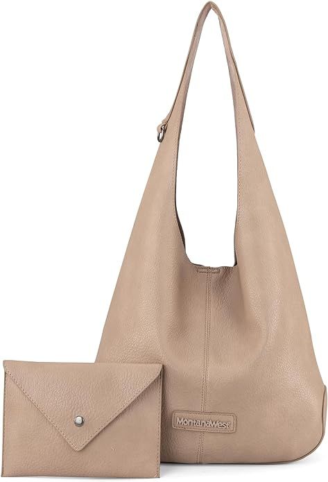 Montana West Hobo Bags for Women Slouchy Shoulder Purses and Handbags | Amazon (US)