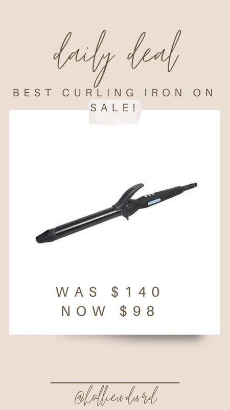 My curling iron is on sale! Was $140 now on sale for $98! 

#LTKbeauty