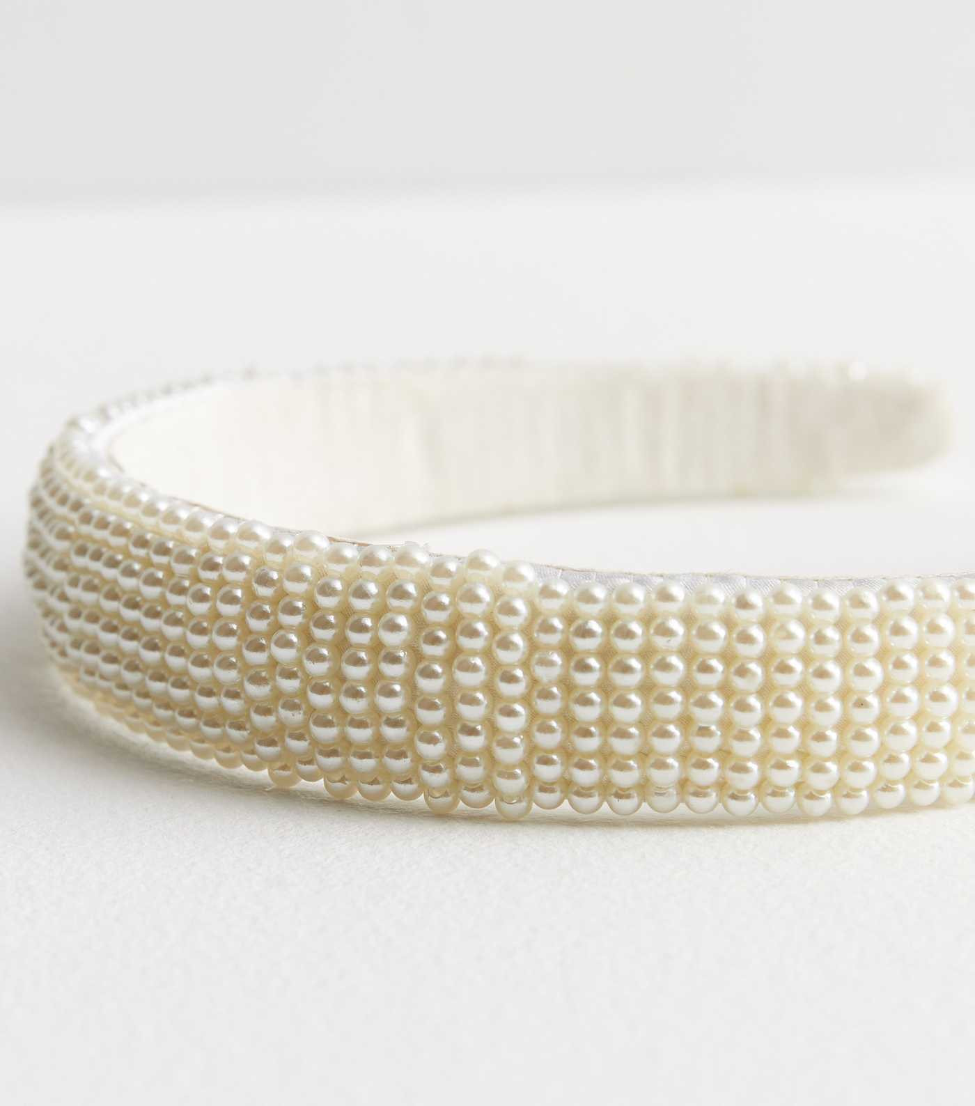 Cream Faux Pearl Padded Headband
						
						Add to Saved Items
						Remove from Saved Items | New Look (UK)