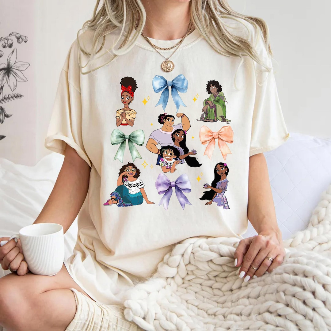 Coquette Bow Encanto Family Shirt, Disney Mirabel Tee, Madrigal Sweatshirt, Magic Kingdom Gift, D... | Etsy (US)