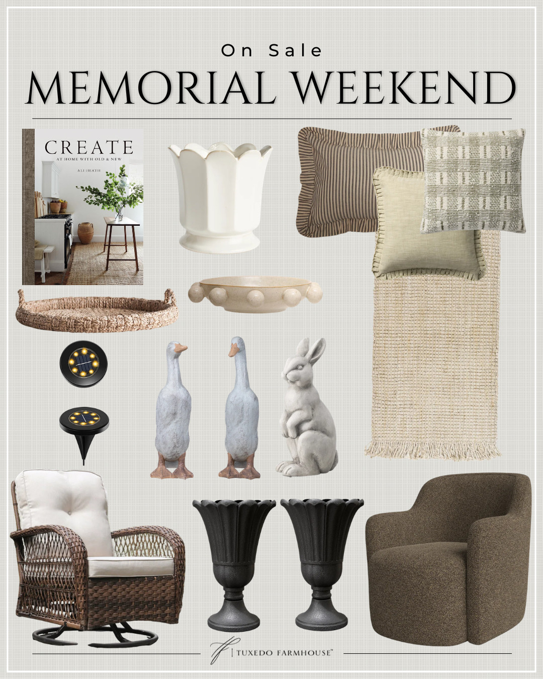 There’s a certain ease to pieces like these—collected, textural, and quietly refined 🤍

Natural fibers, softened neutrals, and sculptural forms create a look that feels both grounded and considered. From woven accents to subtle patterns and timeless silhouettes, each element adds depth without ever feeling excessive.

It’s the kind of layering that brings warmth to a space and makes it feel lived in, not styled. 

 #LTKSeasonal #LTKHome #LTKSaleAlert