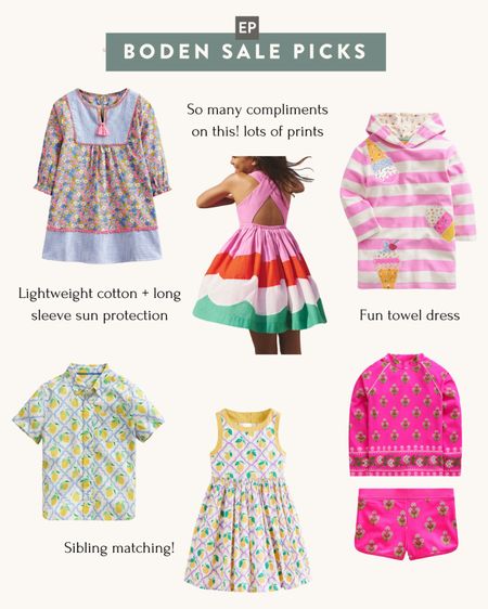 Boden kids picks! 25% off for Memorial Day Weekend with code B6Y9. It has also been easy for me to get a sale price match when buying this boden on nordstorm

Nori is size 6T so I usually get 6-7 for her in this brand. Also linked some kids pieces I got from nordstorm 

Love their quality and vibrant designs 

They also have petites women’s wear but only starting in 2 petite 

#LTKsalealert #LTKfamily #LTKkids