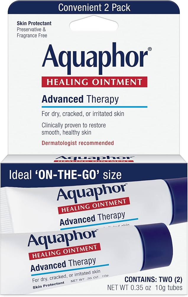 Aquaphor Healing Ointment Advanced Therapy Skin Protectant, Body Moisturizer for Dry Skin, Minor ... | Amazon (US)
