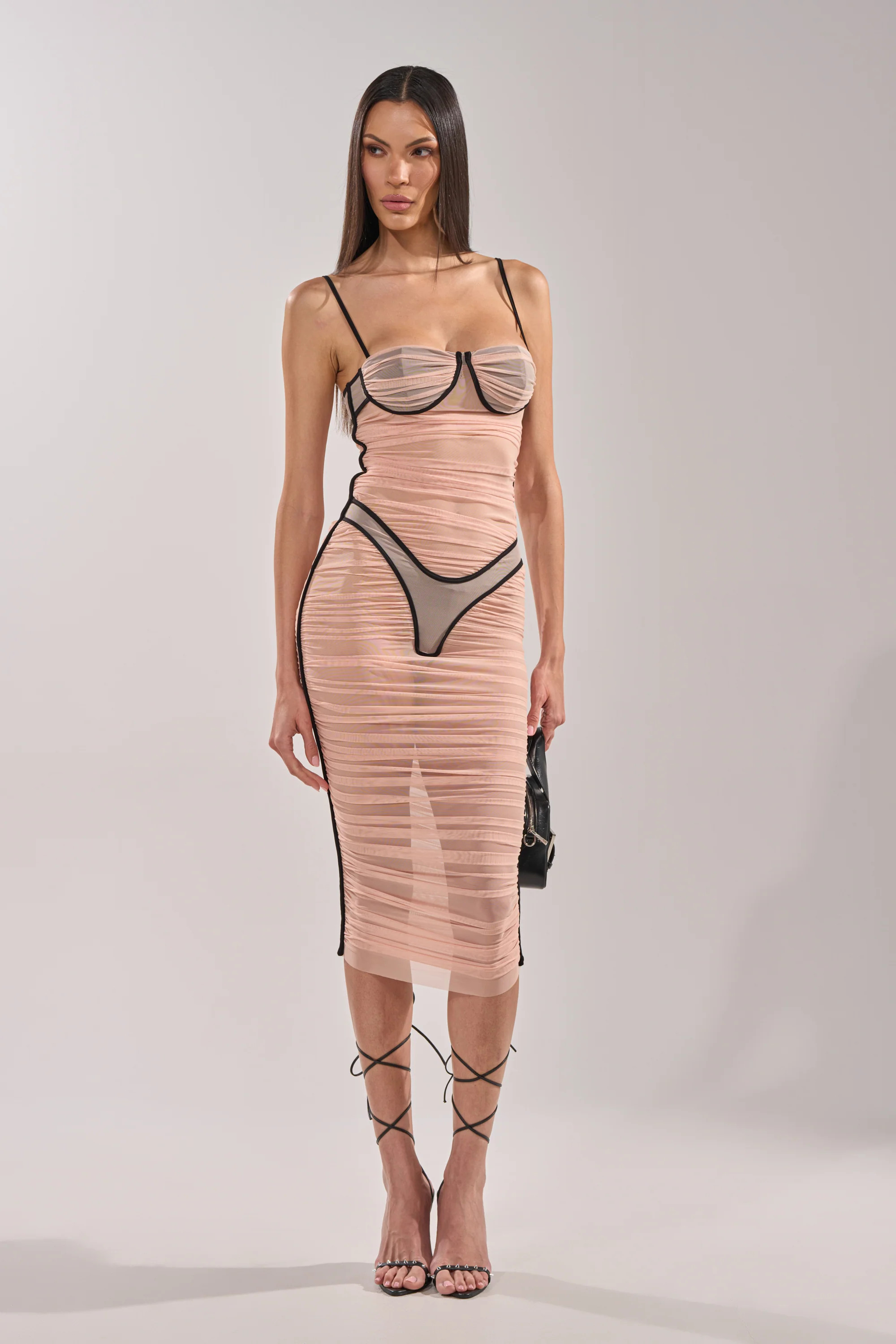 BIKINI BABE MESH MIDI DRESS | AKIRA