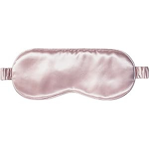 Slip Silk Sleep Mask, Pink (One Size) - 100% Pure Mulberry 22 Momme Silk Eye Mask - Comfortable Slee | Amazon (US)
