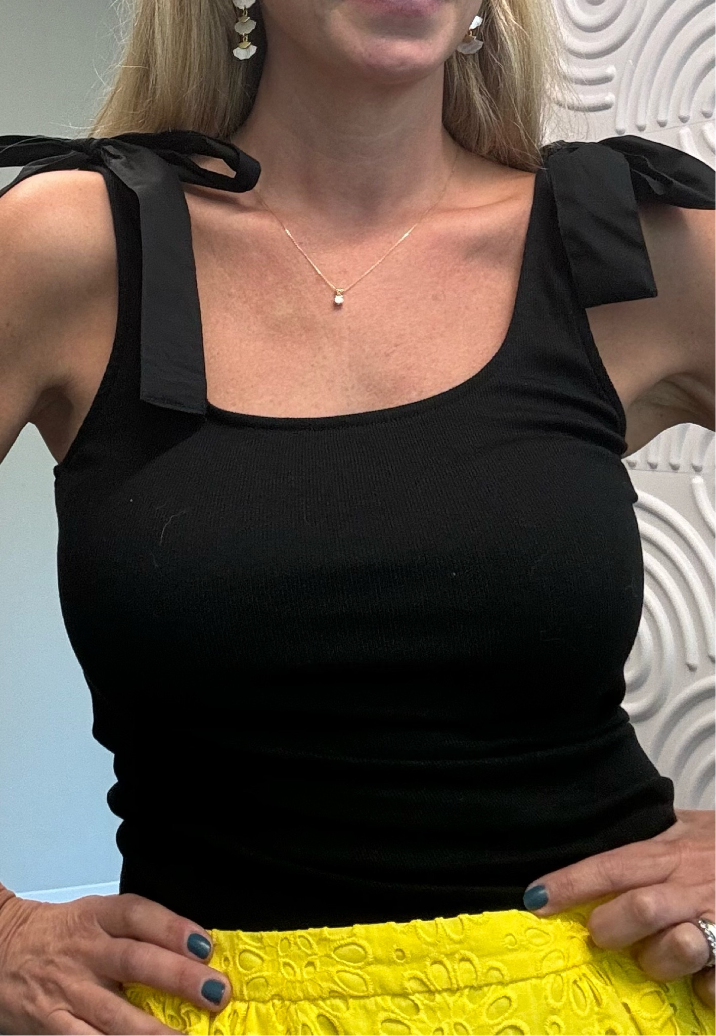 Target tank top bows preppy traditional summer fashion beach vacation womens style 

#LTKworkwear #LTKfindsunder50 #LTKstyletip