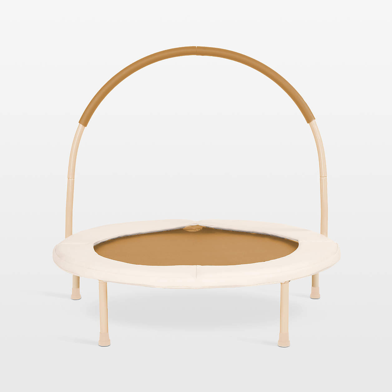 Gathre Ivory Toddler Trampoline with Handle + Reviews | Crate & Kids | Crate & Barrel