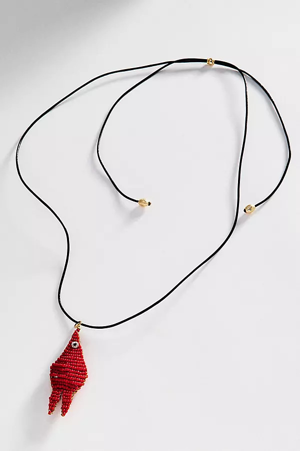 Fish Bead Pendant Necklace | Anthropologie (US)