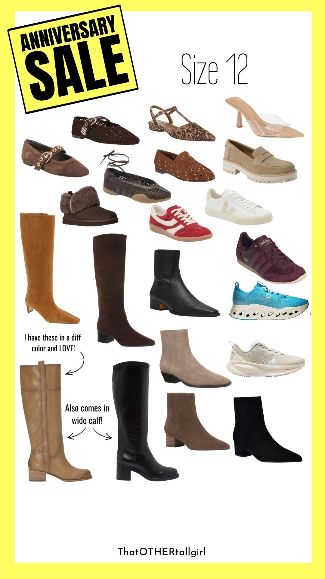 Anniversary sale - women’s shoes size 12

#LTKTall #LTKOver40 #LTKSaleAlert