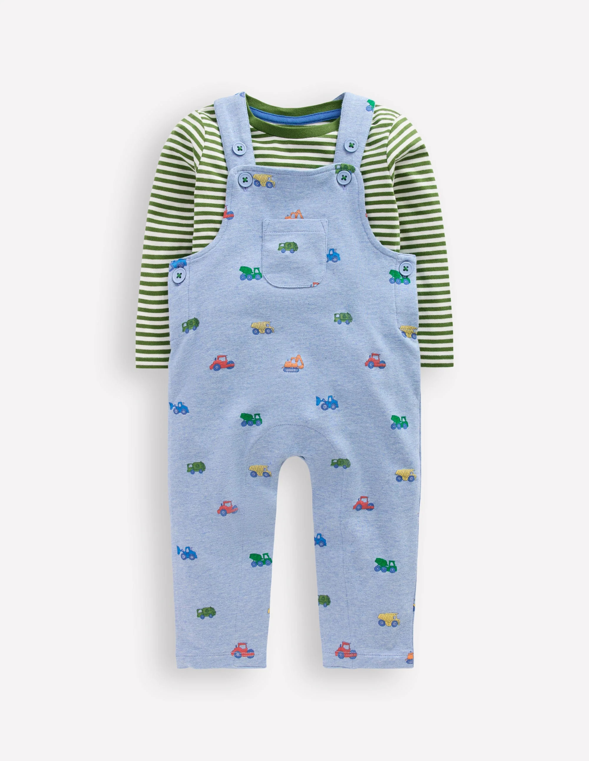 Jersey Overalls Set-Blue Construction | Boden (US)