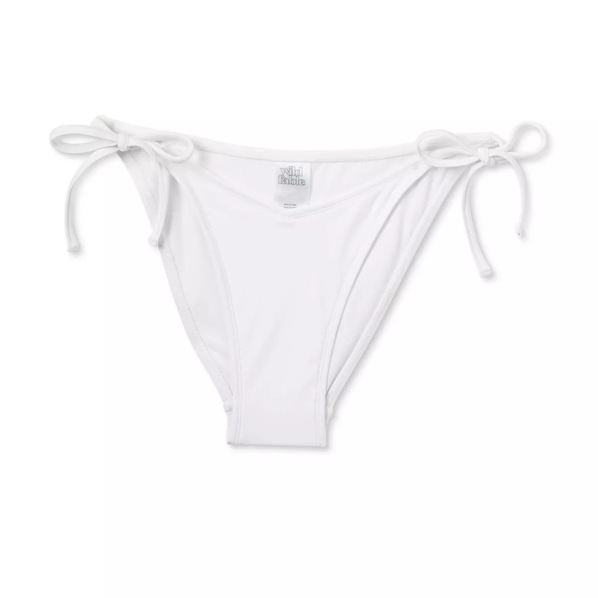 Women's Side-Tie V-Front High Leg Cheeky Bikini Bottom - Wild Fable™ | Target
