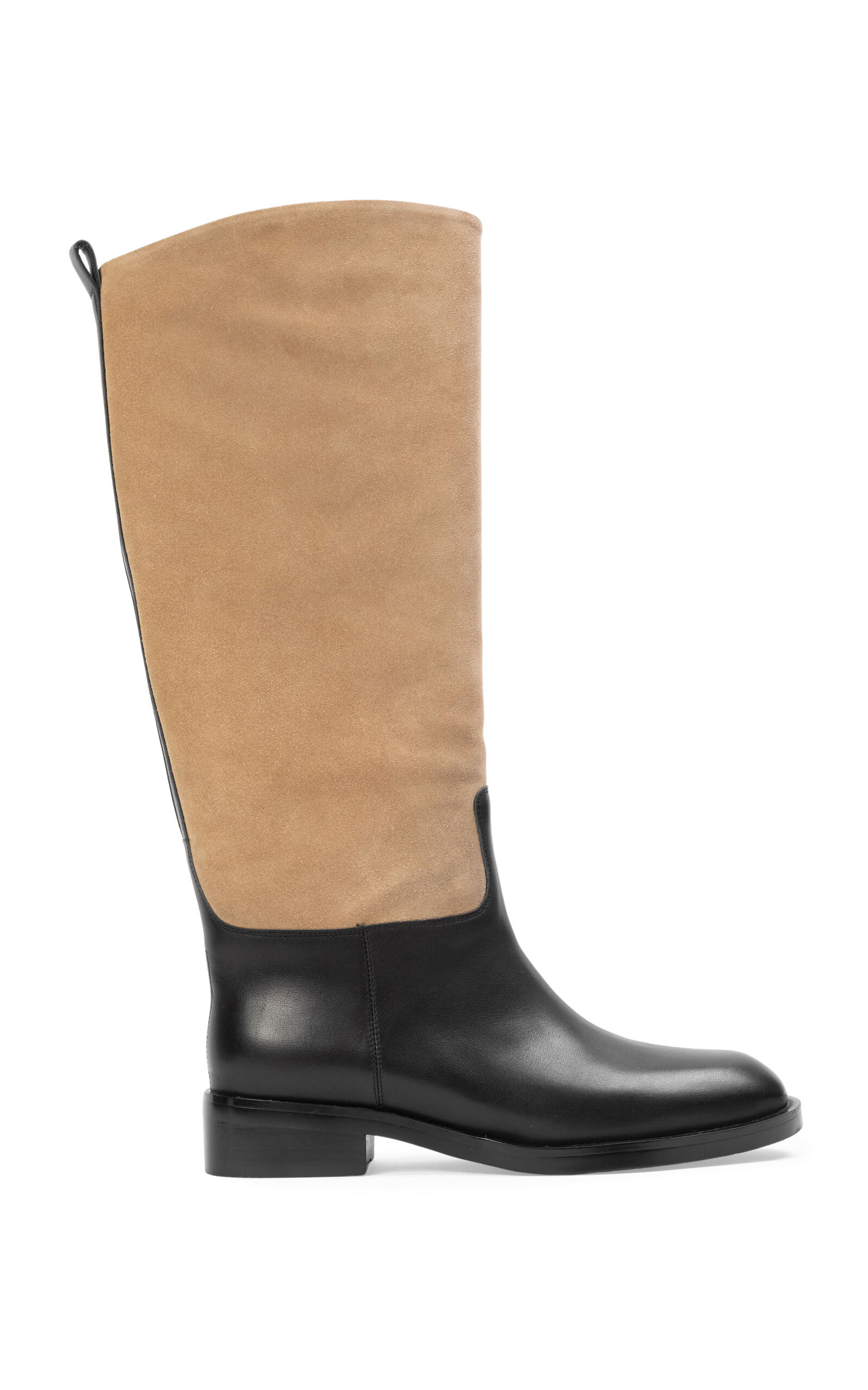 Black Suede Studio Pace Suede Knee Boots - Moda Operandi | Moda Operandi (Global)