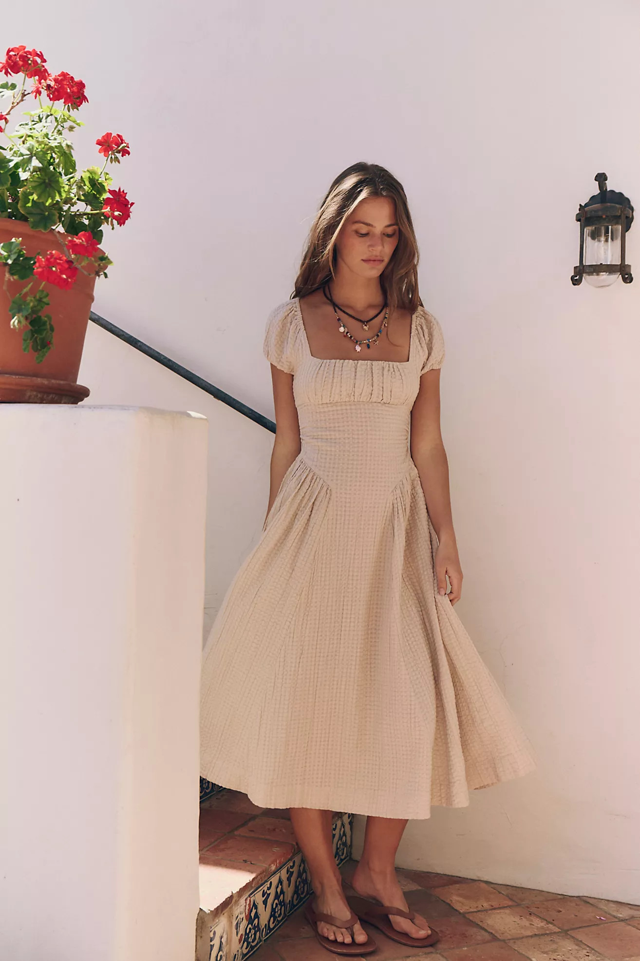 Ciara Pucker Check Midi | Free People (Global - UK&FR Excluded)