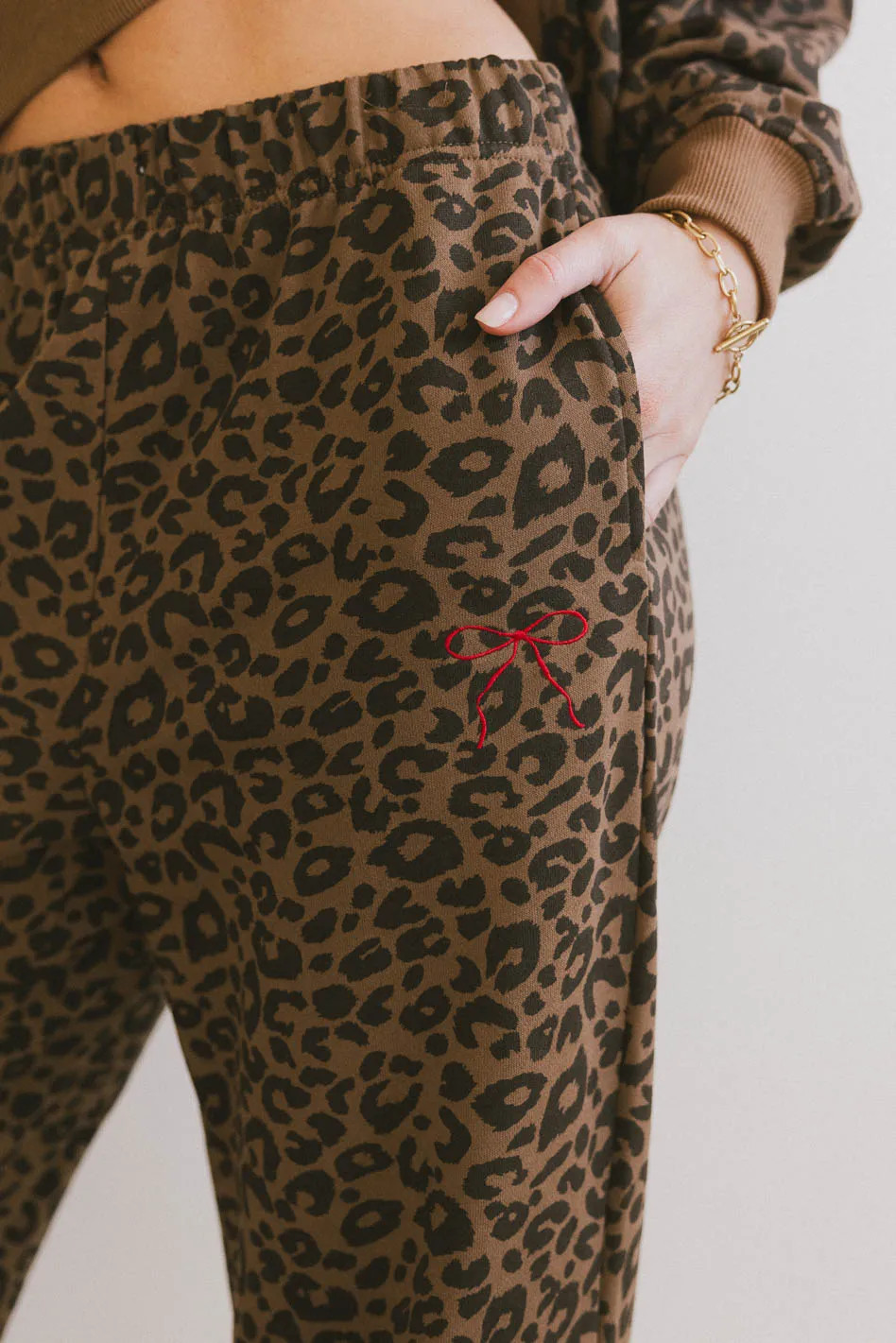Tessa Leopard Sweatpants | Böhme US