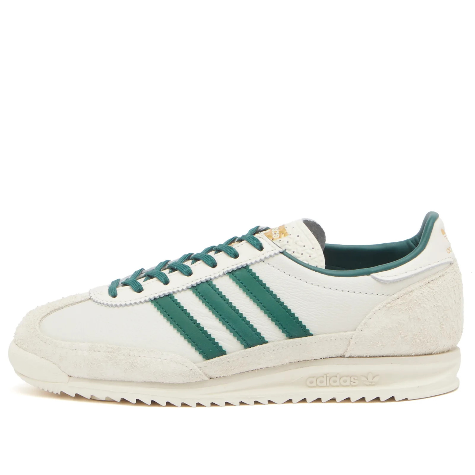 Adidas Women's Sl 72 OG W in Off White/Collegiate Green/Orbit Grey, Size UK 7.5 | END. Clothing