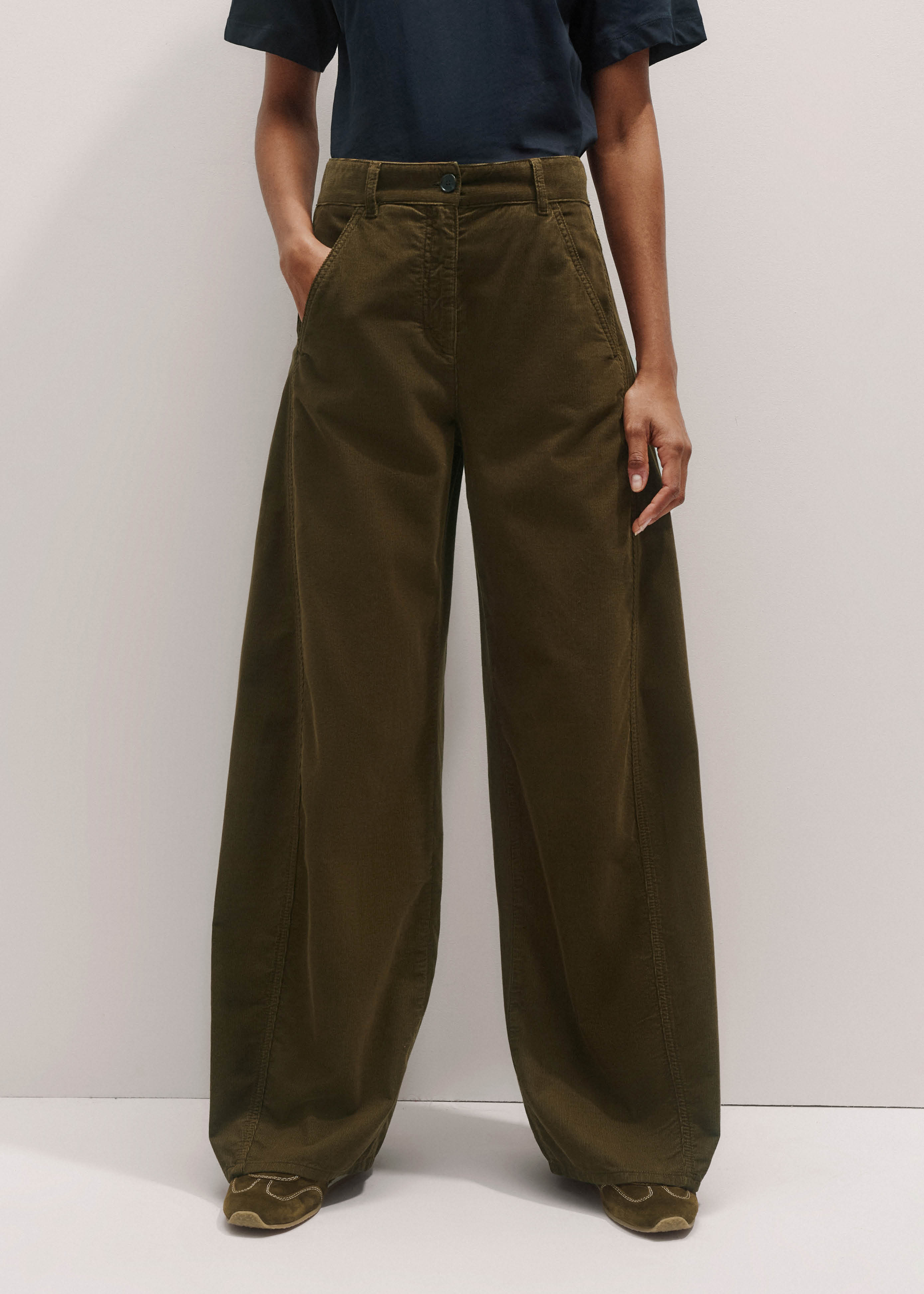 Cord Super Soft Wide Engineered Trouser Washed Cotton Cord | ME+EM Global (Excluding US)