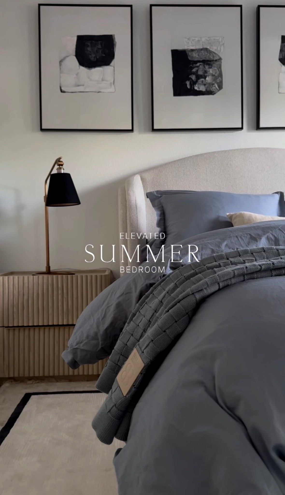 Modern Natural Bedroom Styling🤍

Blue bedding, organic bedding, modern decor, fringe rug

#LTKHome