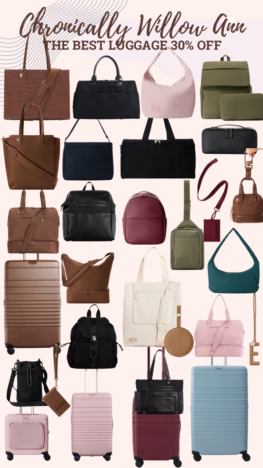 Beis is on sale and you will not go wrong with anything from them! I have had my full sized weekender for 4 years and use it CONSTANTLY plus it looks brand new still! If you have a friend or family member that travels often grab them something from Beis. They will love you forever! Gift guide for the traveler! 

#LTKGiftGuide #LTKTravel #LTKSaleAlert