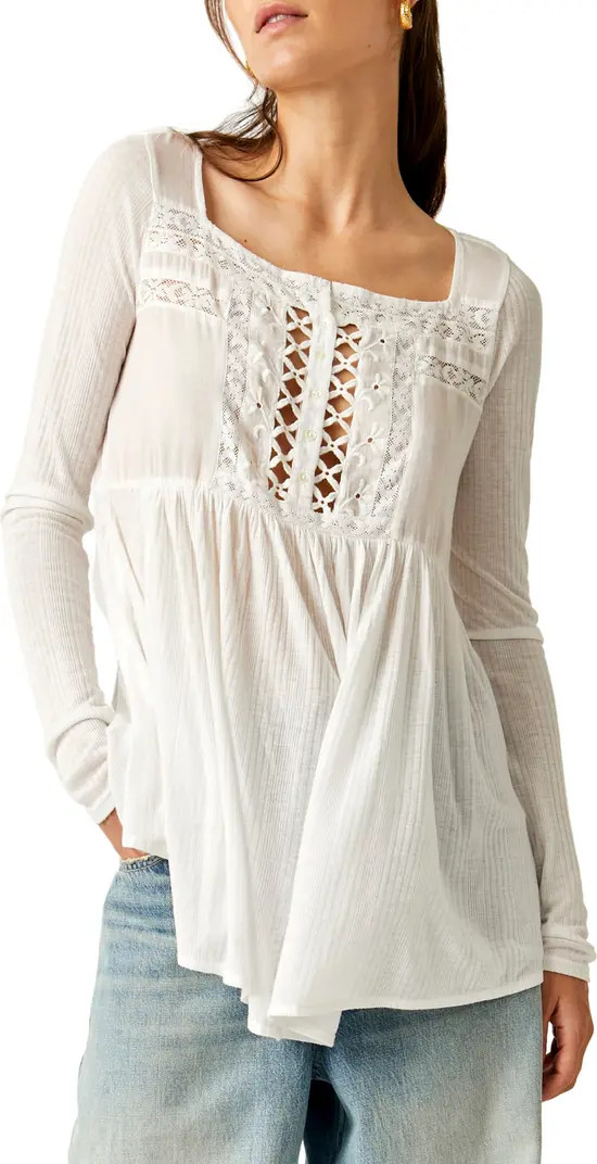Pretty Please Lace Tunic Top | Nordstrom