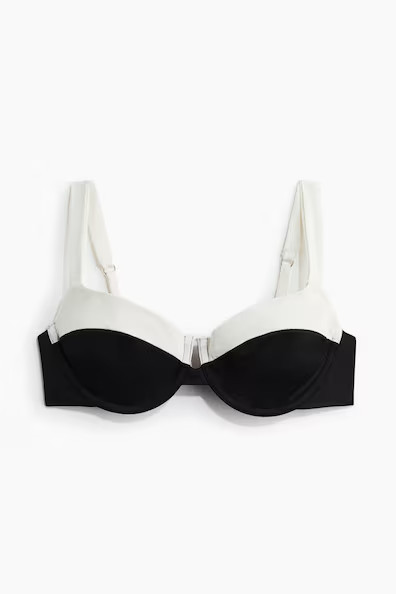 H & M - Balconette Bikini Top - Black | H&M (US + CA)