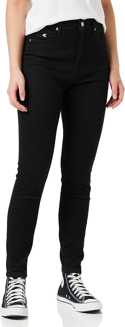 Calvin Klein Jeans Women's High Rise Super Skinny Ankle Jeans | Amazon (UK)