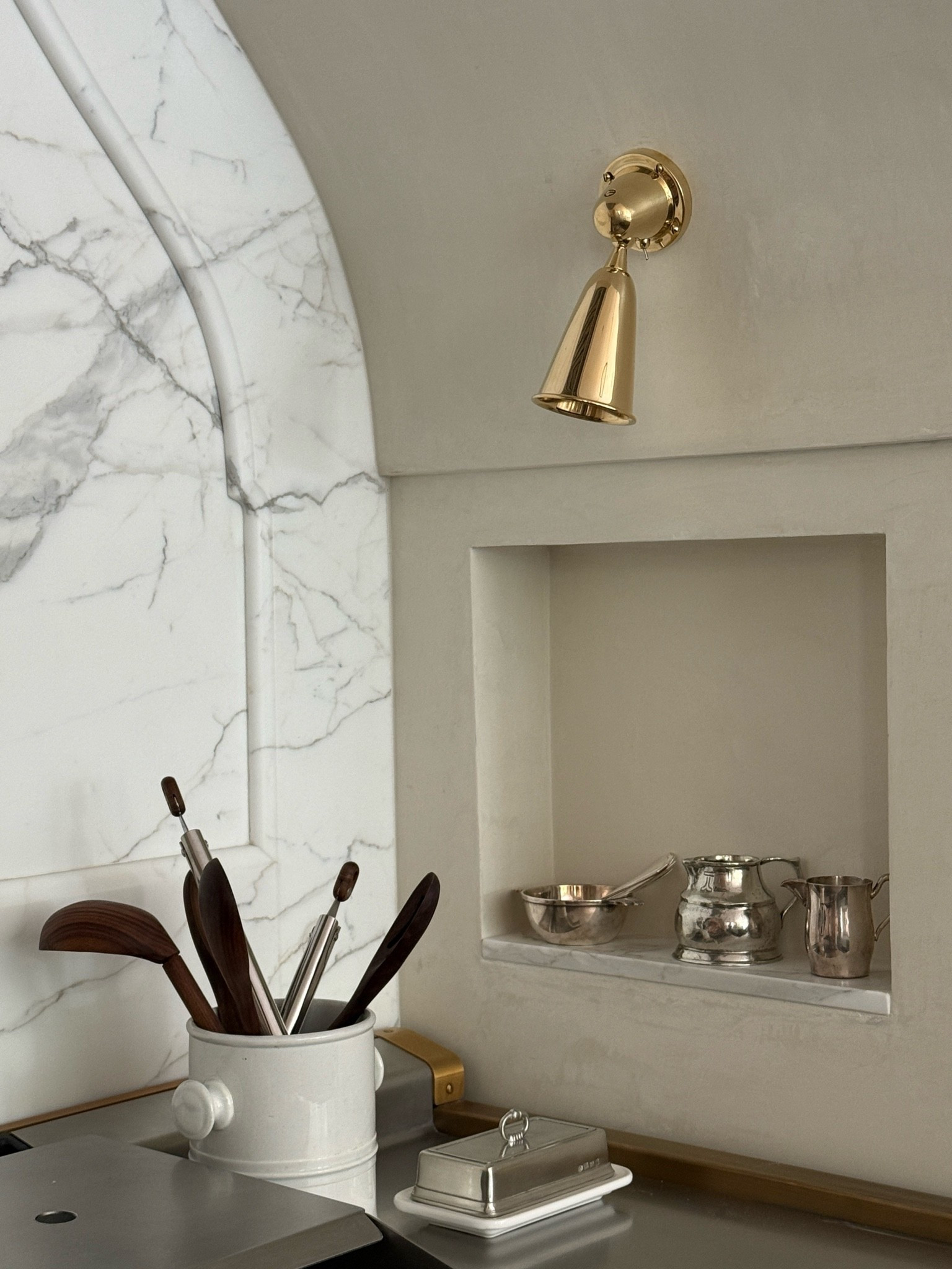Silver, polished nickel, and pewter is certainly having a moment- reiterated per the Studio McGee parade home...

#LTKHome