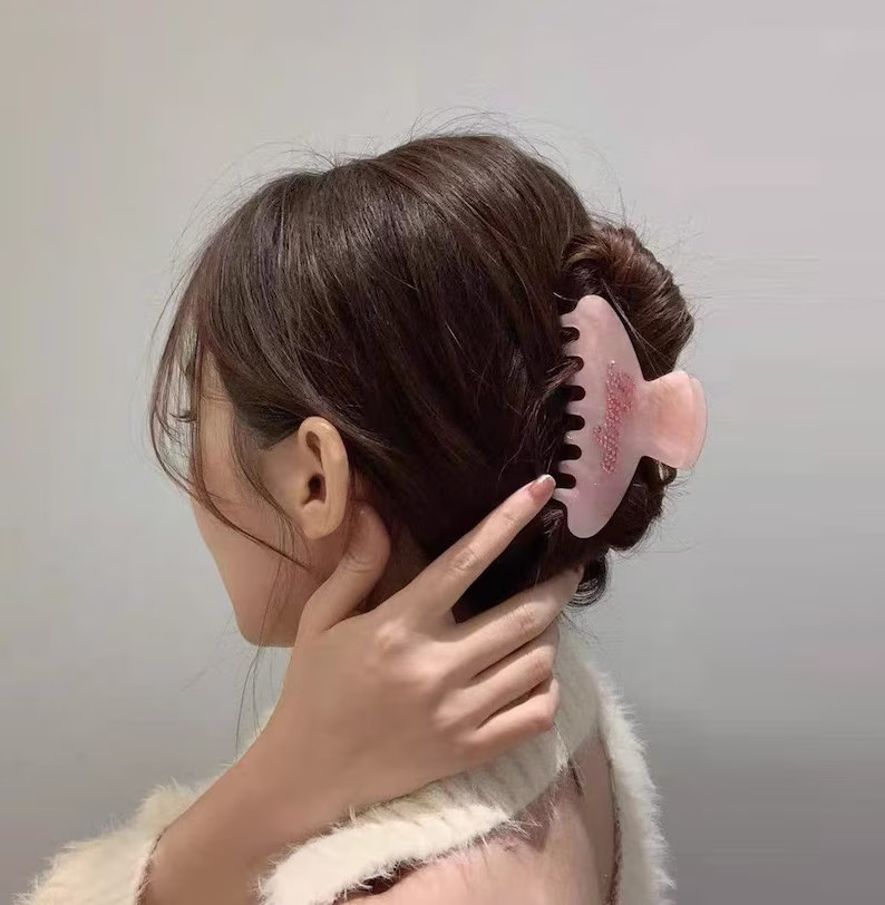 Personalized Hair Claw, Hair Clips, Hair Barrettes, Diamont Hair Claw, Hair Accessories, Custom N... | Etsy (US)