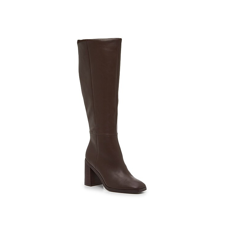 DV by Dolce Vita Flapper Wide Calf Boot | Women's | Dark Brown | Size 9.5 | Boots | DSW