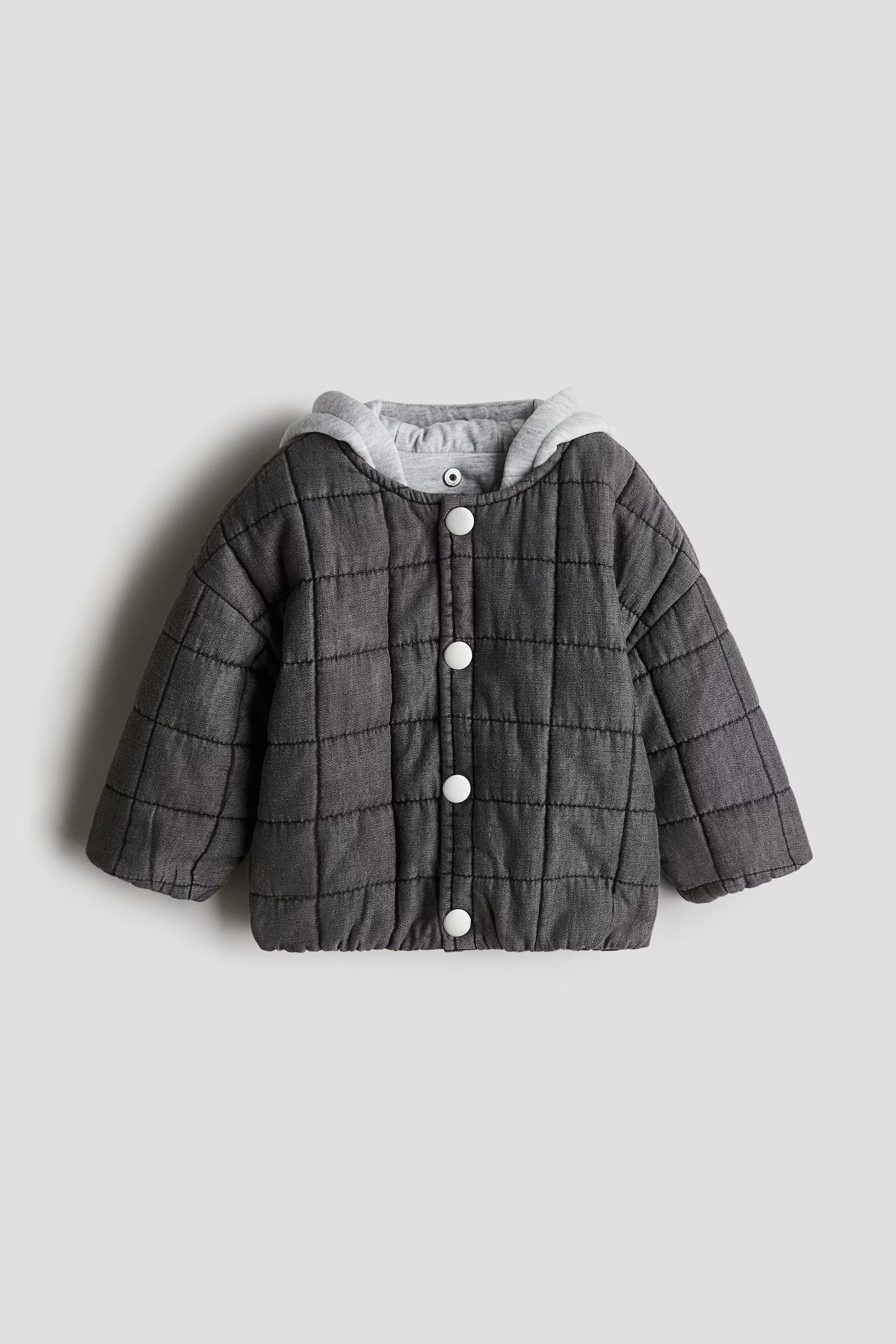 Veste matelassée en denim - Gris foncé - ENFANT | H&M FR | H&M (FR, IT, ES, PT, BE)