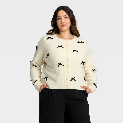 Women's Long Sleeve Party Cardigan Sweater - A New Day™ | Target