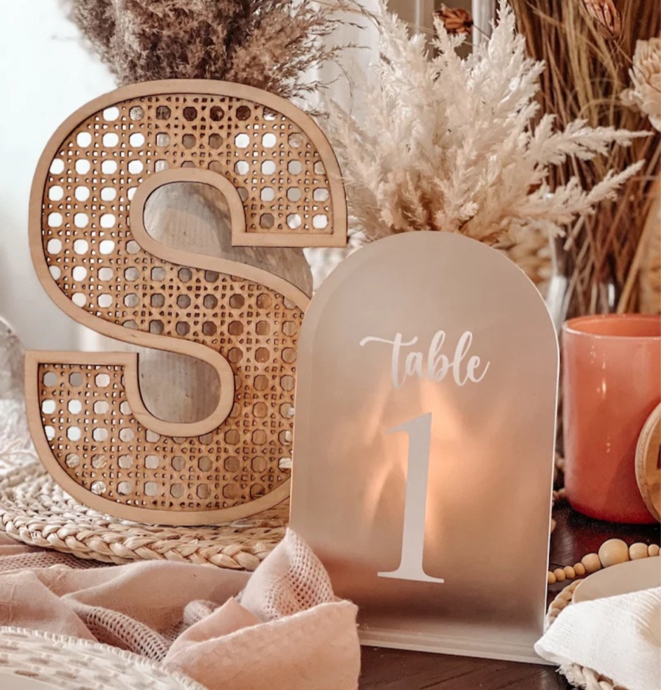 Table decor by Scoot and Lou! 

Wedding | Wedding Decor | Wedding Planning | Wedding Gift | Mrs. | Fiancé | Bride to be | rattan decor | neutral wedding | neutral aesthetic #LTKGiftGuide 

#LTKhome #LTKwedding