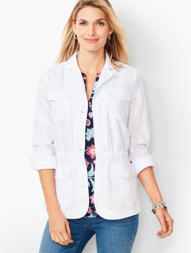 Cotton Casual Jacket | Talbots