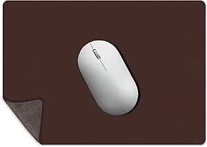 Mouse Pad, Genuine Leather Mouse Pad/Mat for Home or Office, Computer Mouse Pad for Wired/Wireles... | Amazon (US)