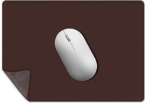 Mouse Pad, Genuine Leather Mouse Pad/Mat for Home or Office, Computer Mouse Pad for Wired/Wireles... | Amazon (US)
