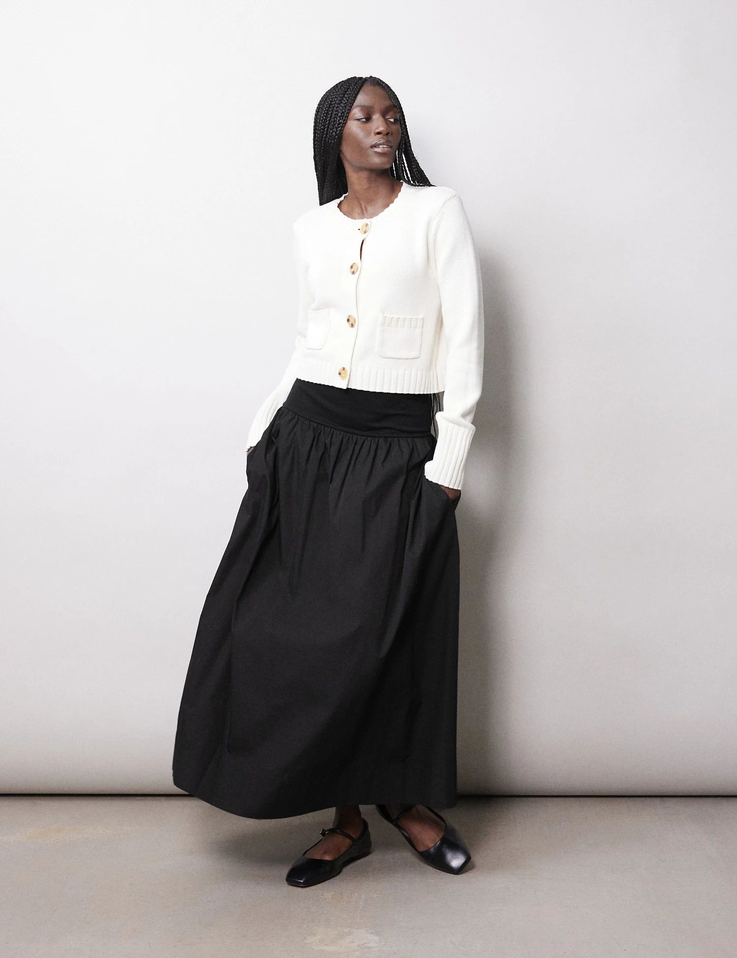 Pure Cotton Maxi A-Line Skirt | Marks & Spencer (UK)