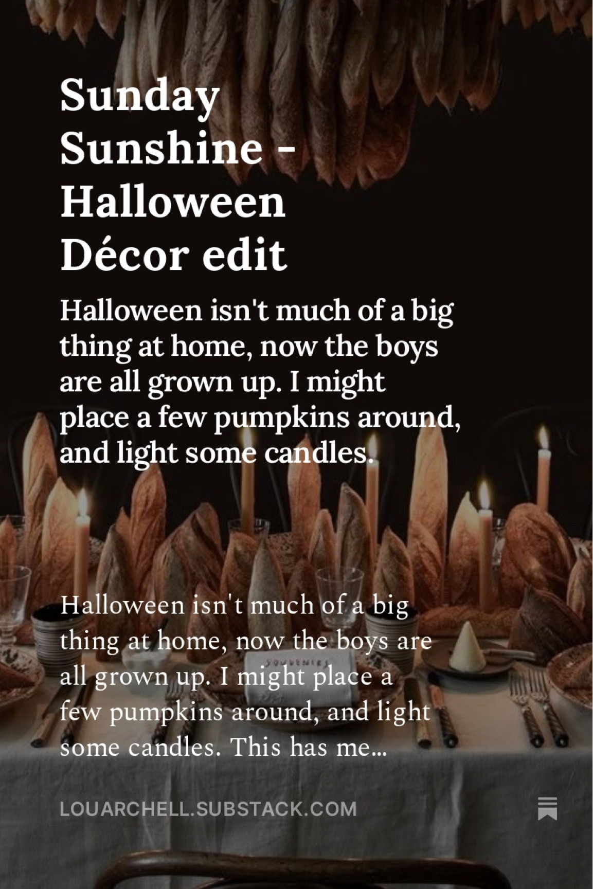 Shopping small for Halloween decor



#LTKhome #LTKautumn #LTKuk