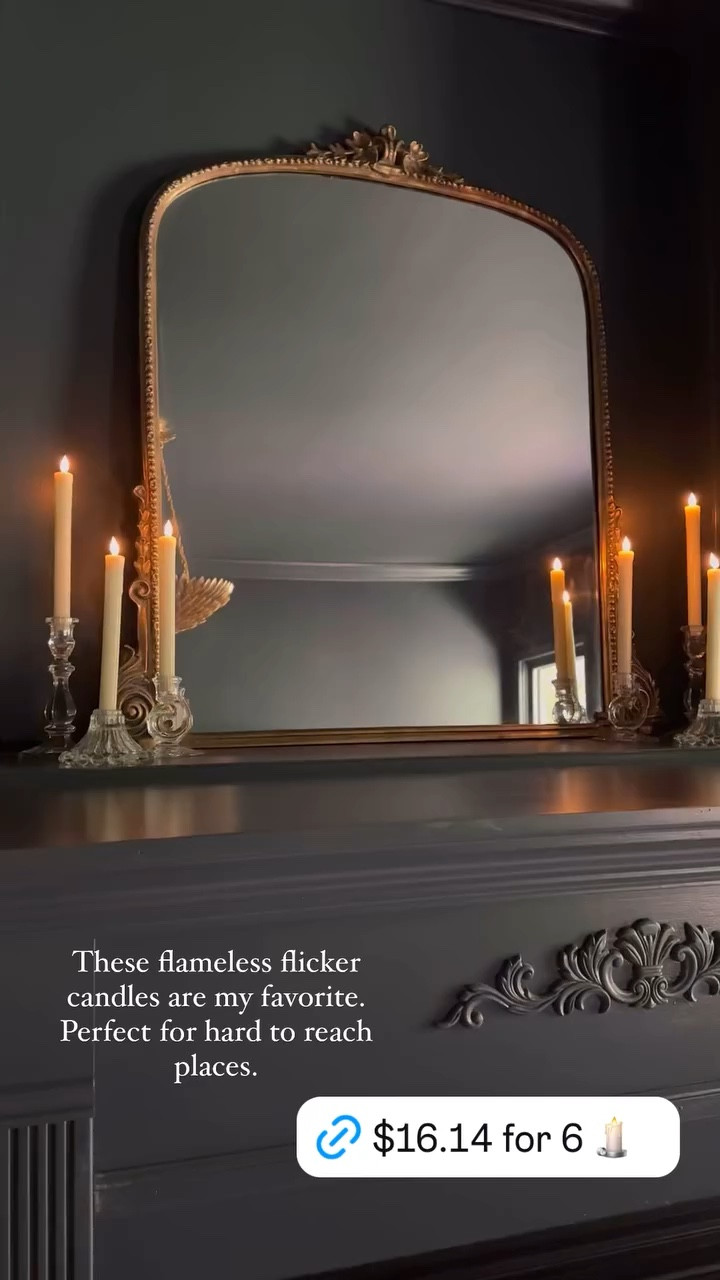 These flameless flicker candles are my favorite. Perfect for hard to reach places.

#LTKHome #LTKxPrimeDay #LTKVideo