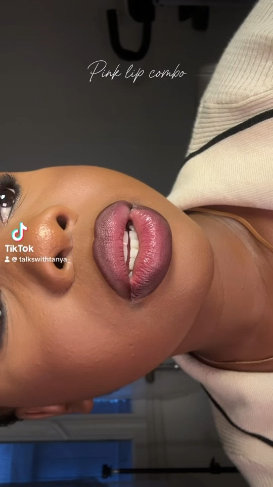 The black cherry lip gloss is locally made 