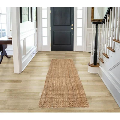 Nautica Luxe Boucle Natural Jute Runner Rug_1 | Wayfair North America