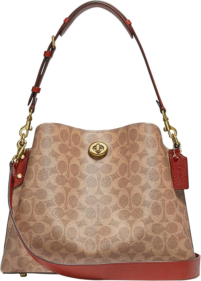 Coach Women's Polished Pebble Leather Willow Shoulder Bag | Amazon (US)