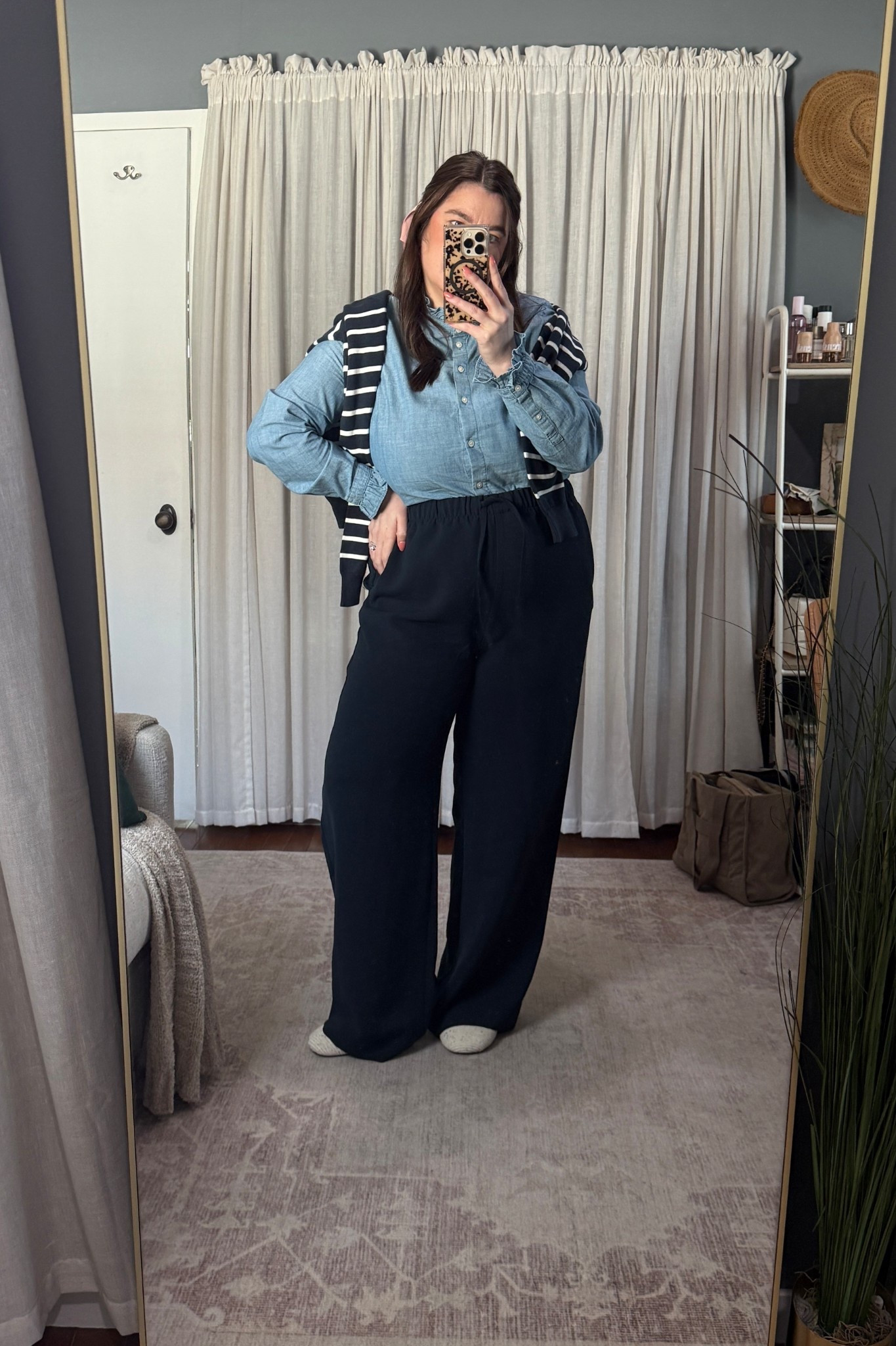 Today's wfh outfit, can easily be worn in the office with different footwear.

#LTKmorningroutine #LTKWorkwear #LTKootd