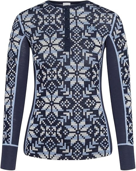 Kari Traa Else Women's Long Sleeve Base Layer Top, 100% Merino Wool Knit Winter Women's Sweaters,... | Amazon (US)